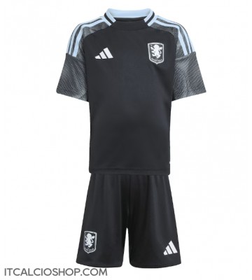 Aston Villa Seconda Maglia Bambino 2025-26 Manica Corta (+ Pantaloni corti)